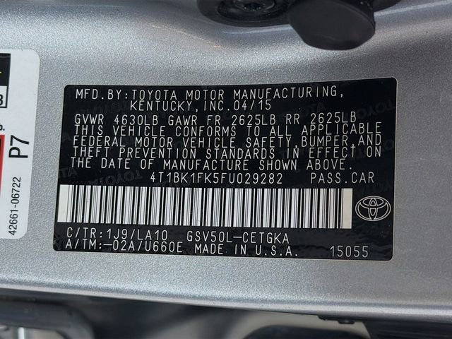 Used 2015 Toyota Camry XLE FWD image 35