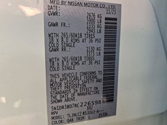 Certified 2024 Nissan Pathfinder Rock Creek AWD/4WD image 29