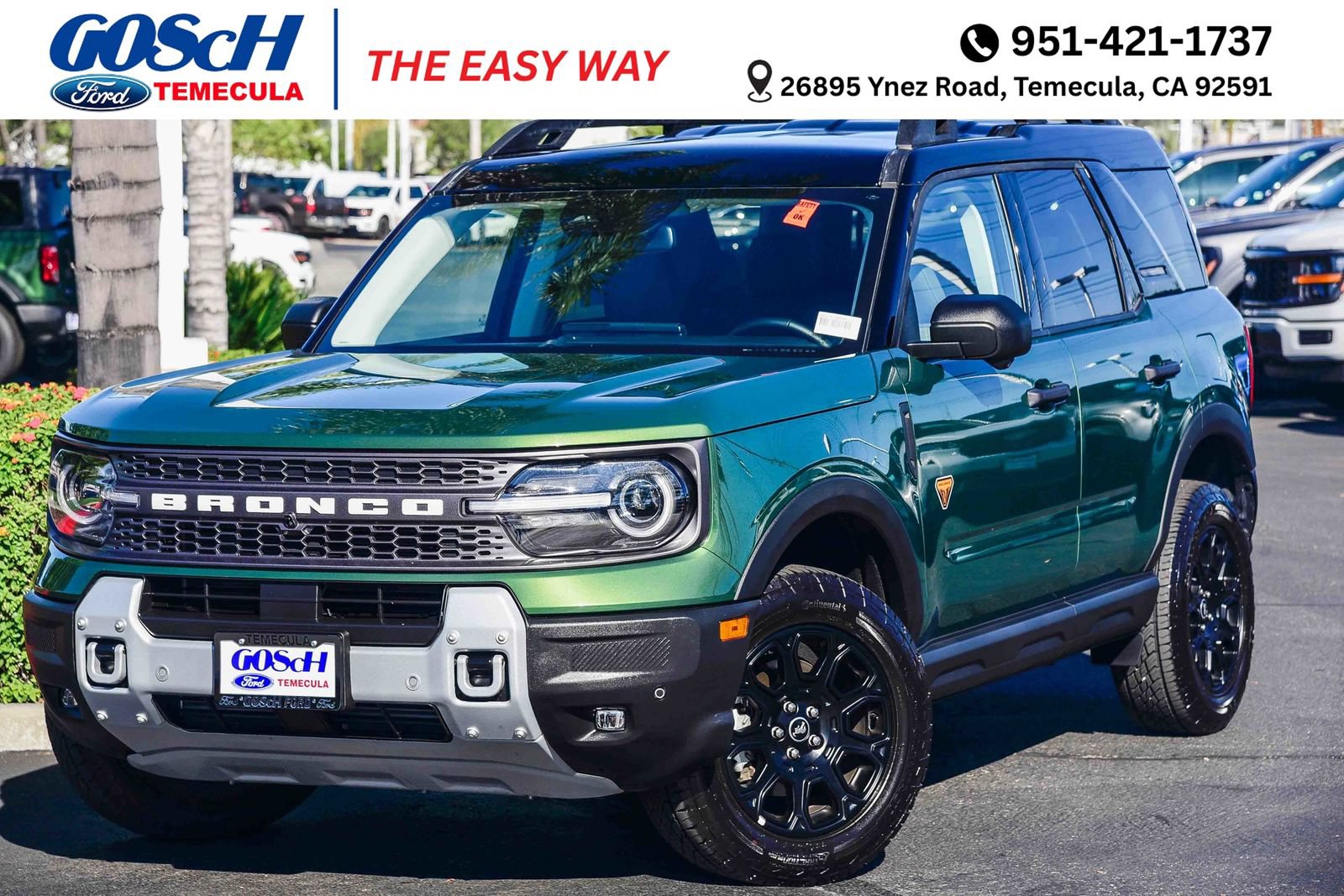 Certified 2025 Ford Bronco Sport Badlands AWD/4WD image 1