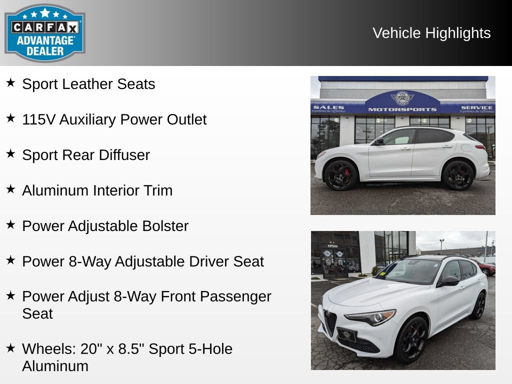 Used 2022 Alfa Romeo Stelvio Veloce AWD/4WD image 8