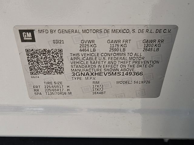 Used 2021 Chevrolet Equinox LS w/ LS Convenience Package FWD image 30