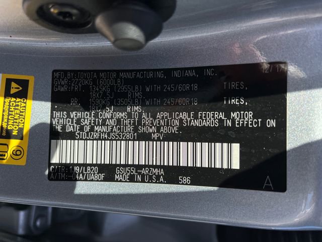 Used 2018 Toyota Highlander XLE AWD/4WD image 16