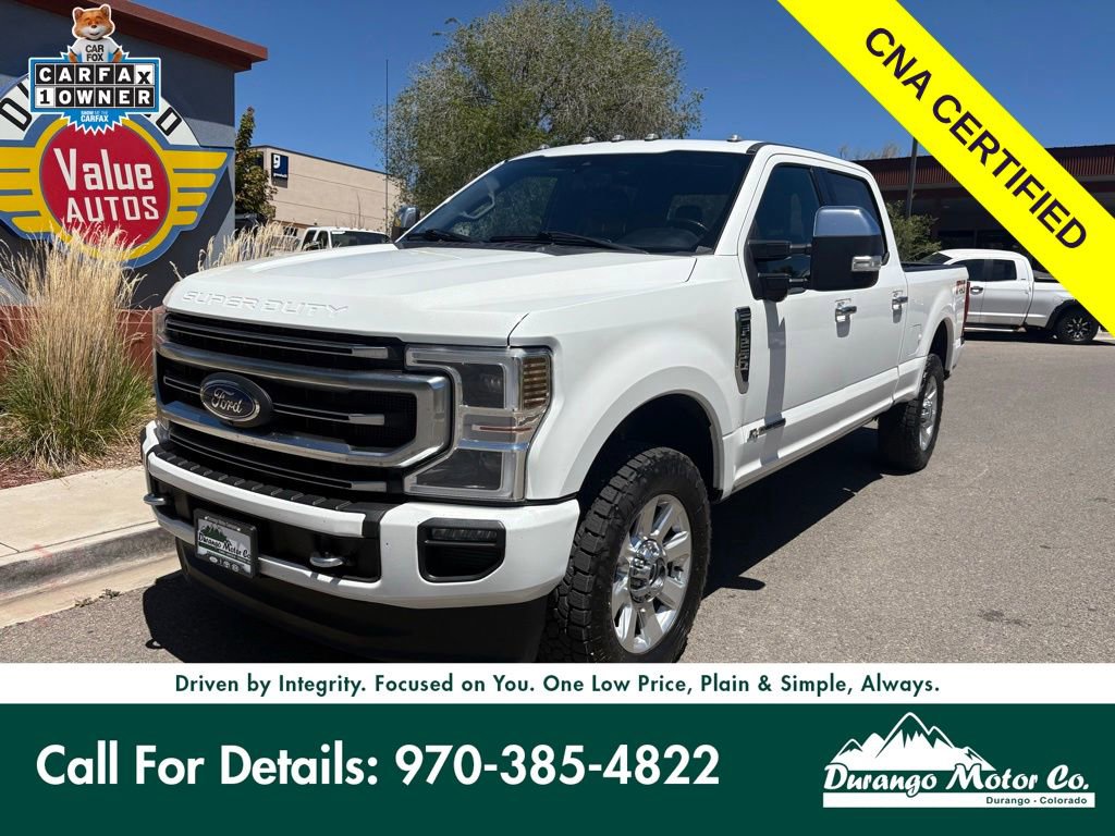 Used 2021 Ford F250 Platinum w/ FX4 Off-Road Package AWD/4WD image 1