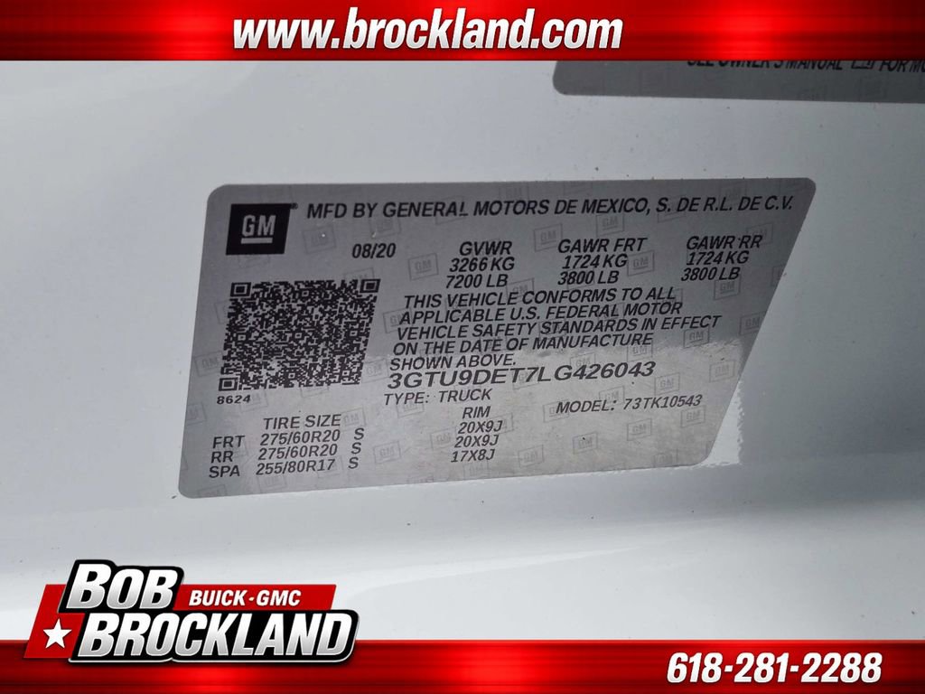 Used 2020 GMC Sierra 1500 SLT w/ SLT Premium Package AWD/4WD image 39