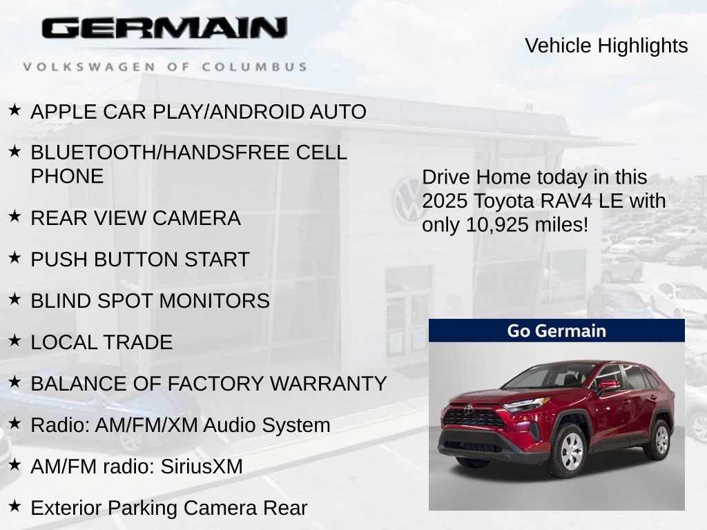 Used 2025 Toyota RAV4 LE FWD image 5