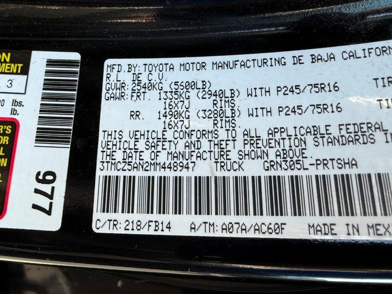 Used 2021 Toyota Tacoma SR image 22