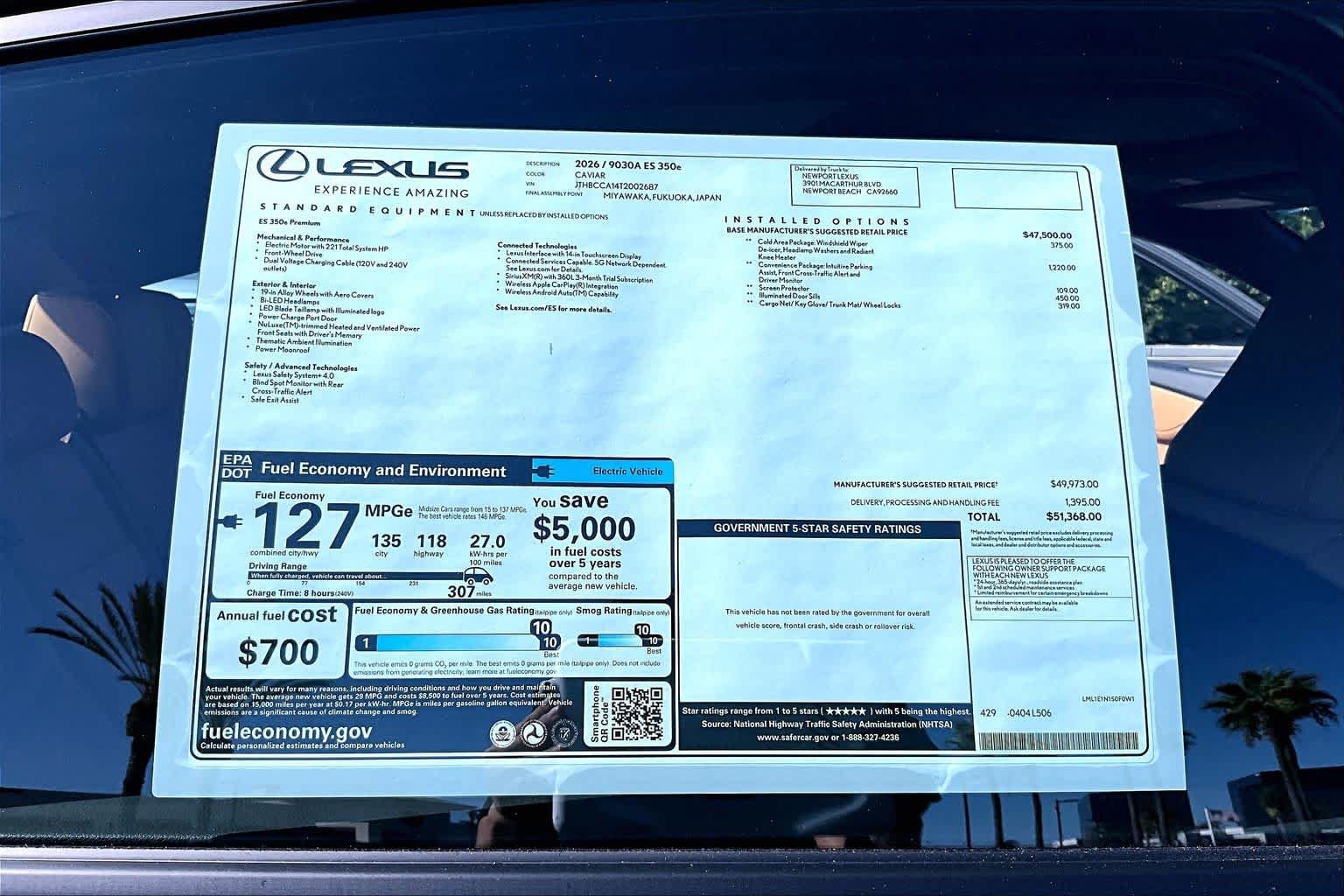 New 2026 Lexus ES 350e w/ Convenience Package FWD image 22