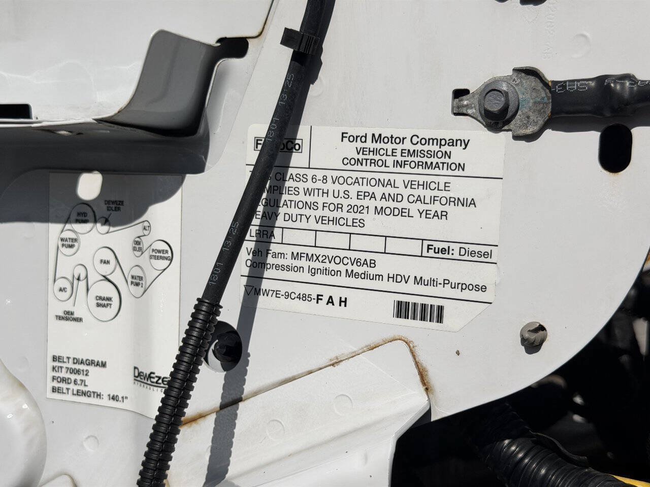 Used 2022 Ford F650 2WD Regular Cab Super Duty image 14