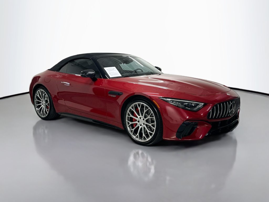 Certified 2022 Mercedes-Benz SL 55 AMG 4MATIC w/ Driver Assistance Package image 7
