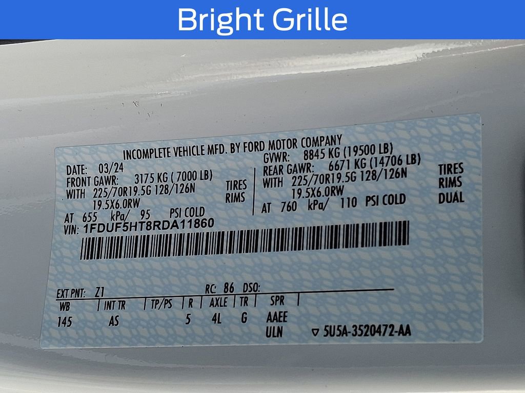 New 2024 Ford F550 4x4 Regular Cab Super Duty image 18