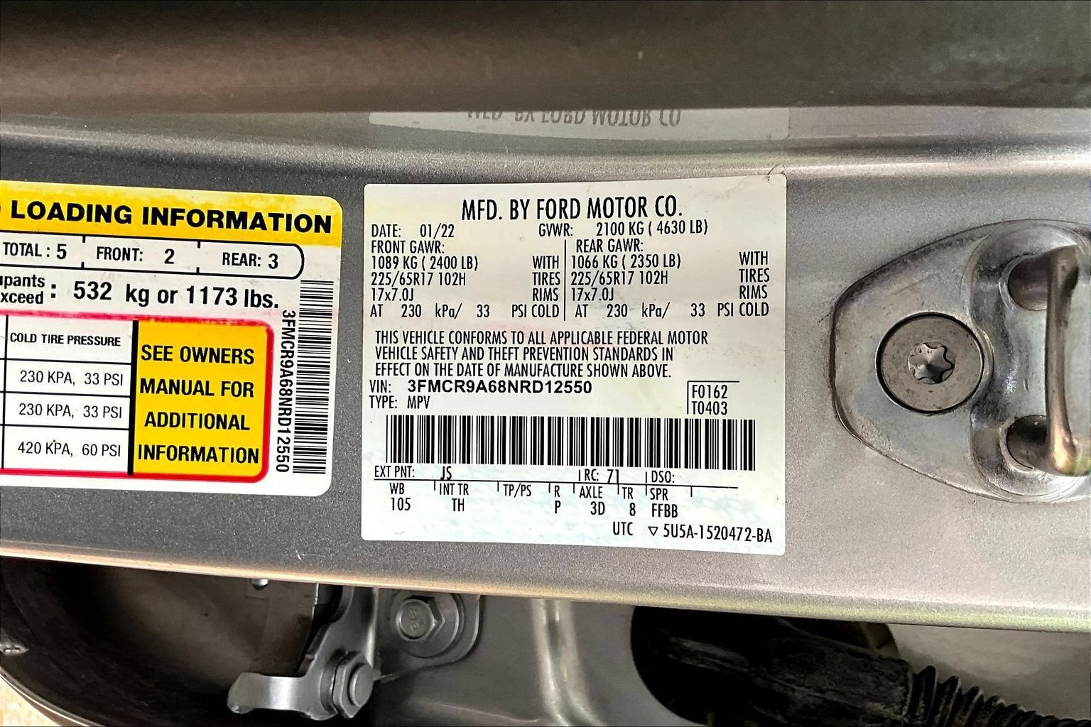 Used 2022 Ford Bronco Sport AWD/4WD image 16