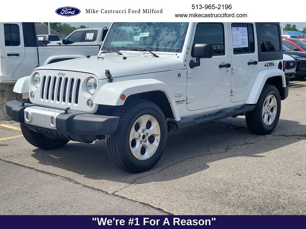 Used 2015 Jeep Wrangler Unlimited Sahara w/ Connectivity Group AWD/4WD image 1