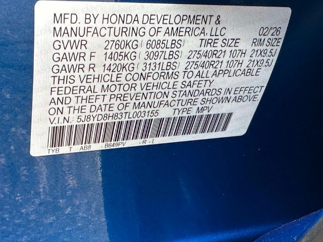 New 2026 Acura MDX Type S w/ Advance Package AWD/4WD image 16