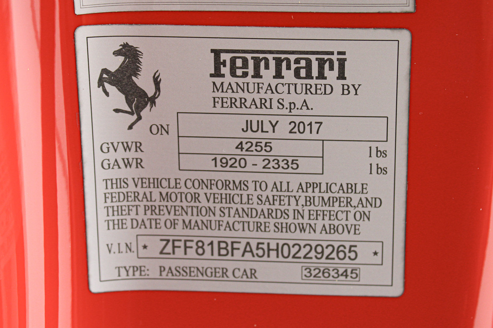 Used 2017 Ferrari F12tdf RWD image 53