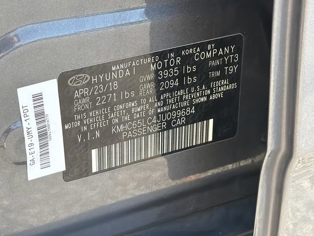 Used 2018 Hyundai Ioniq Blue FWD image 35