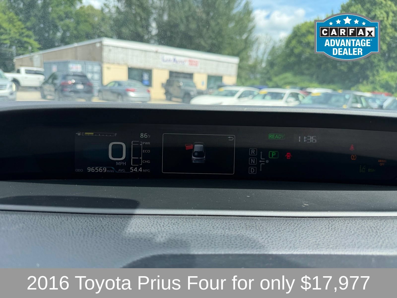 Used 2016 Toyota Prius Four w/ Advanced Technology Package FWD image 9
