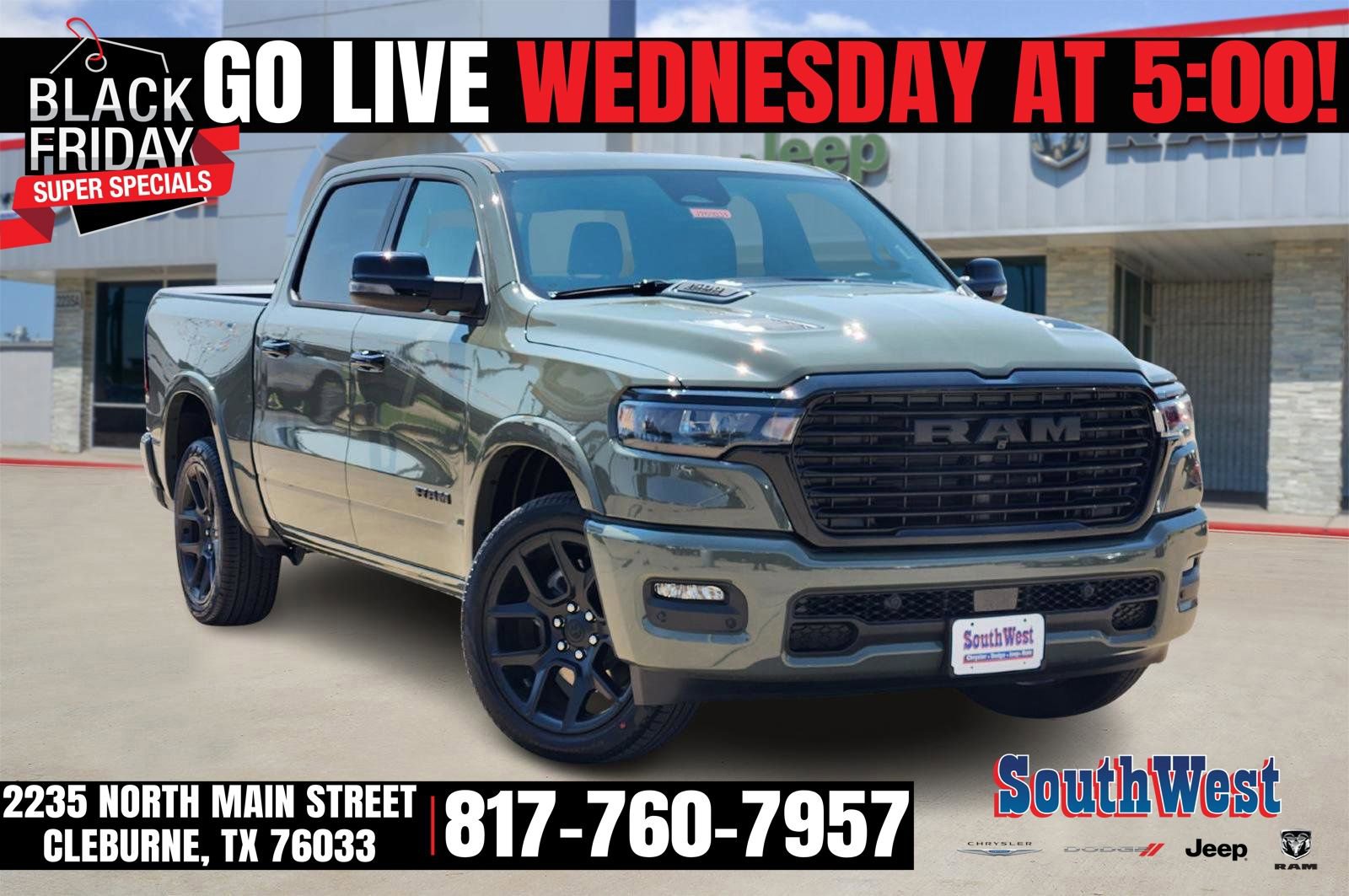 New 2026 RAM 1500 Laramie w/ Night Edition