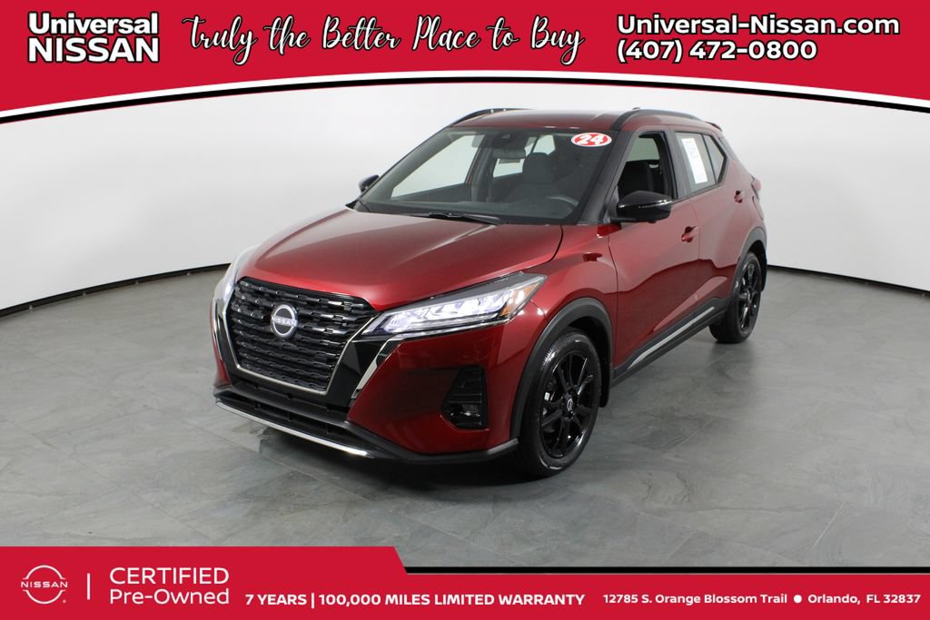 Certified 2024 Nissan Kicks SR
