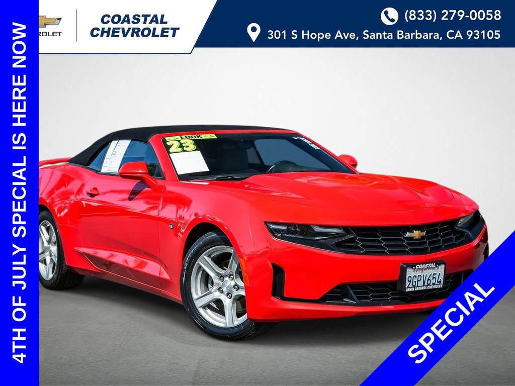 Used 2023 Chevrolet Camaro LT RWD image 1