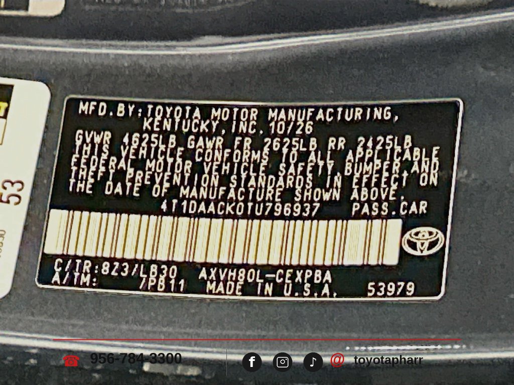 New 2026 Toyota Camry XSE FWD image 30