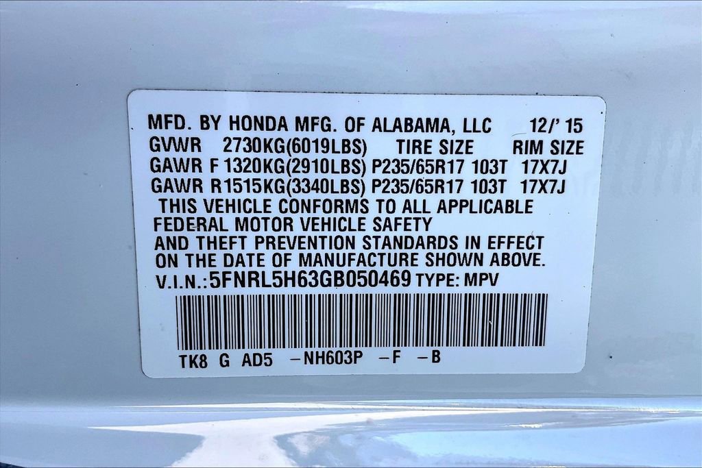 Used 2016 Honda Odyssey EX-L image 41