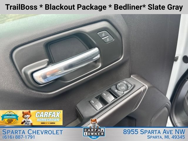 Certified 2024 Chevrolet Silverado 1500 Custom Trail Boss w/ Turbomax Blackout Package AWD/4WD image 12