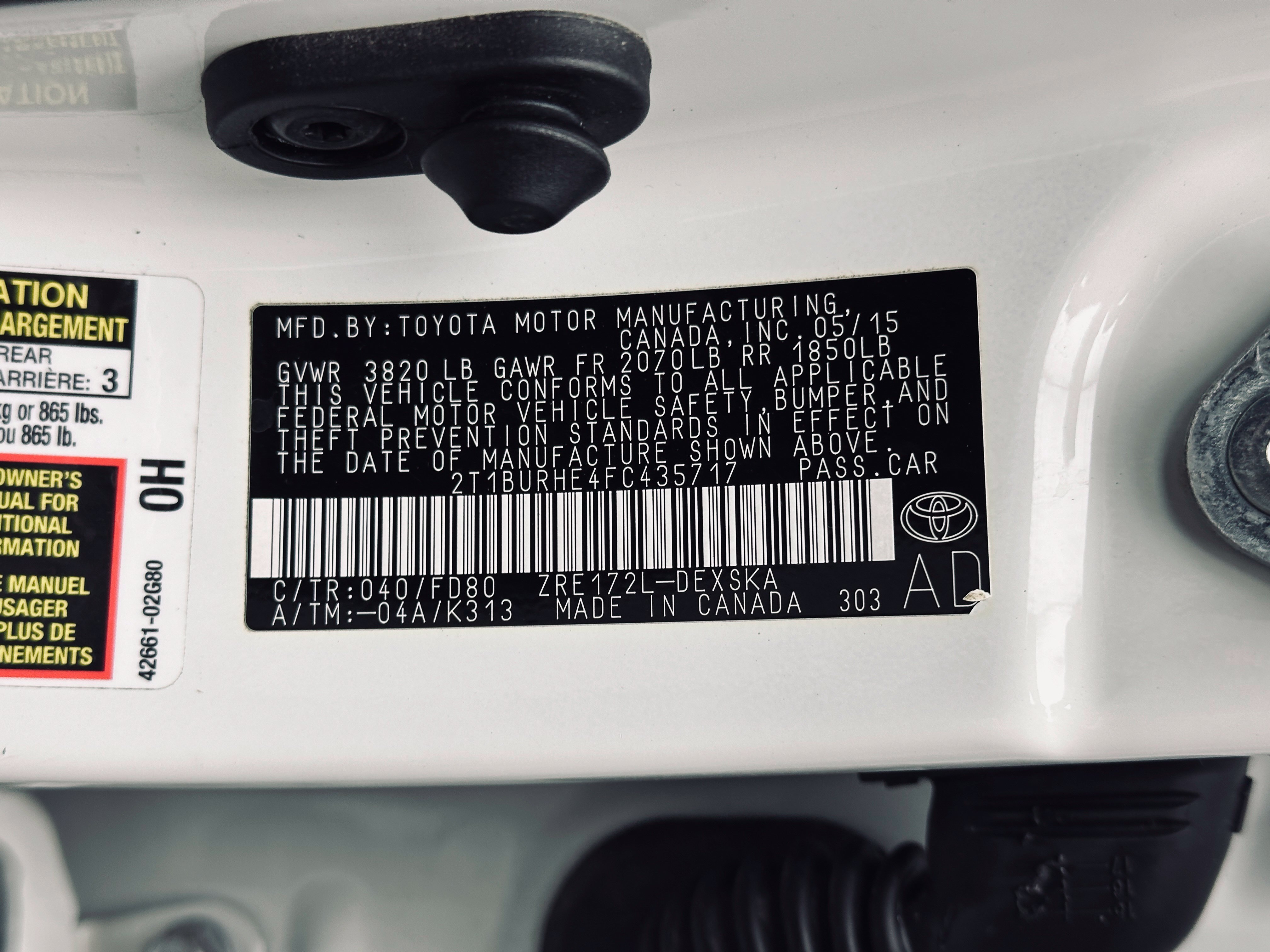 Used 2015 Toyota Corolla S FWD image 38