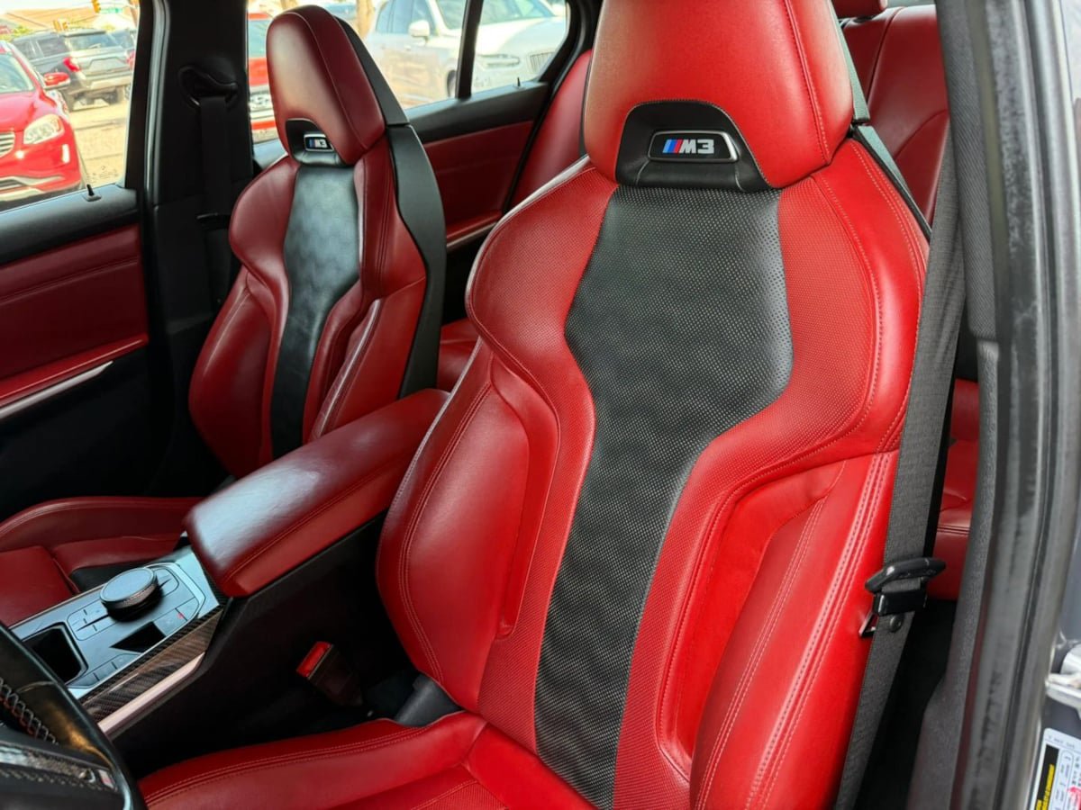 Used 2021 BMW M3 w/ Parking Assistance Package RWD image 44
