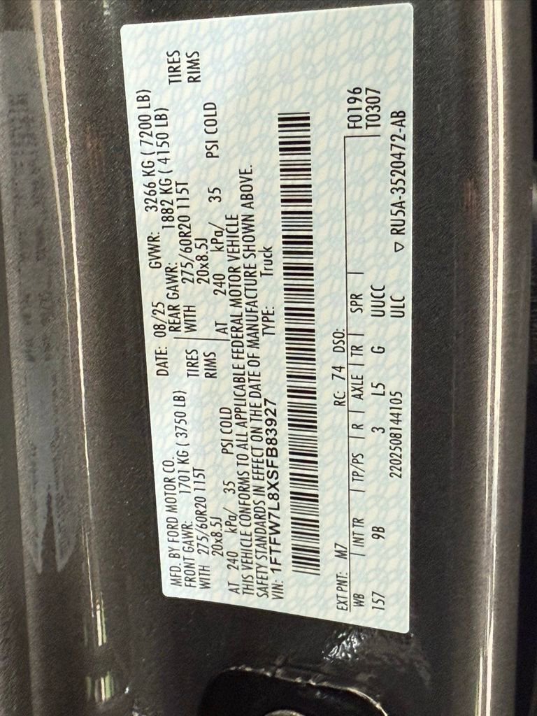 New 2025 Ford F150 Platinum image 52