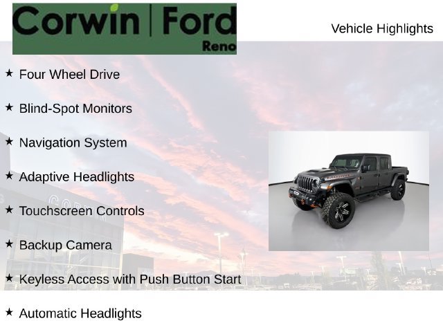 Used 2021 Jeep Gladiator Mojave AWD/4WD image 8