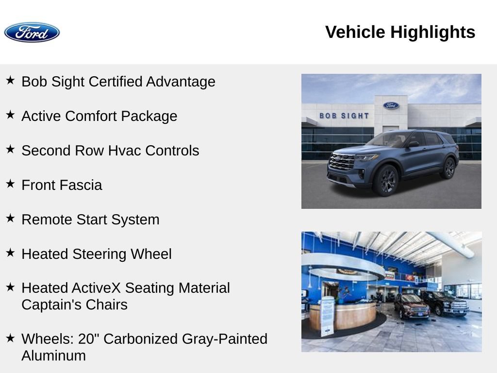 New 2026 Ford Explorer Active w/ Active Comfort Package AWD/4WD image 2
