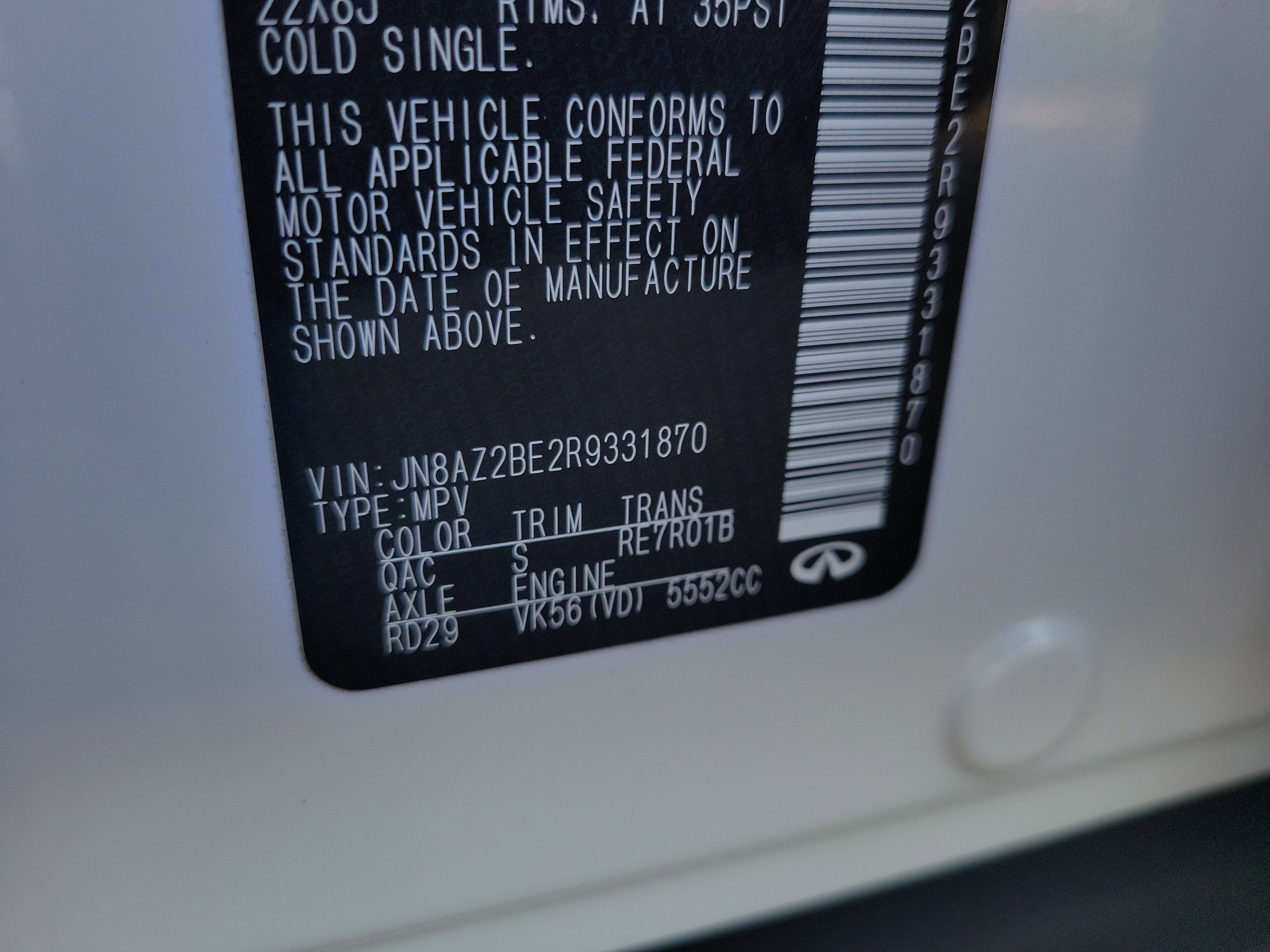 Certified 2024 INFINITI QX80 Sensory w/ Cargo Package image 34