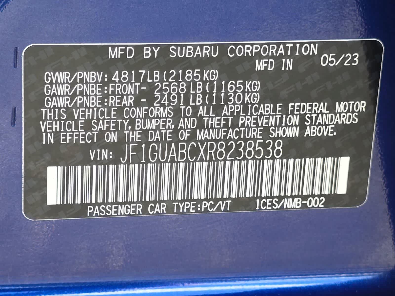 Certified 2024 Subaru Impreza 2.0i AWD/4WD image 28