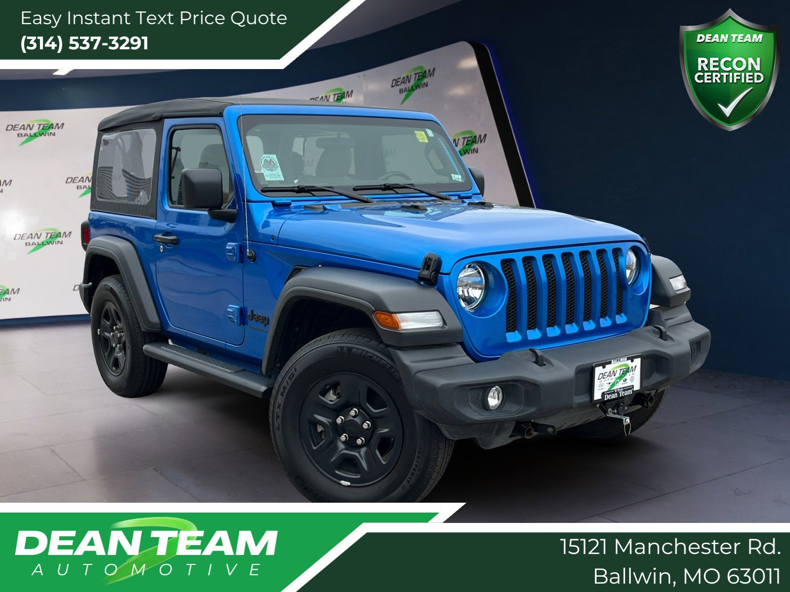 Used 2022 Jeep Wrangler Sport AWD/4WD image 1