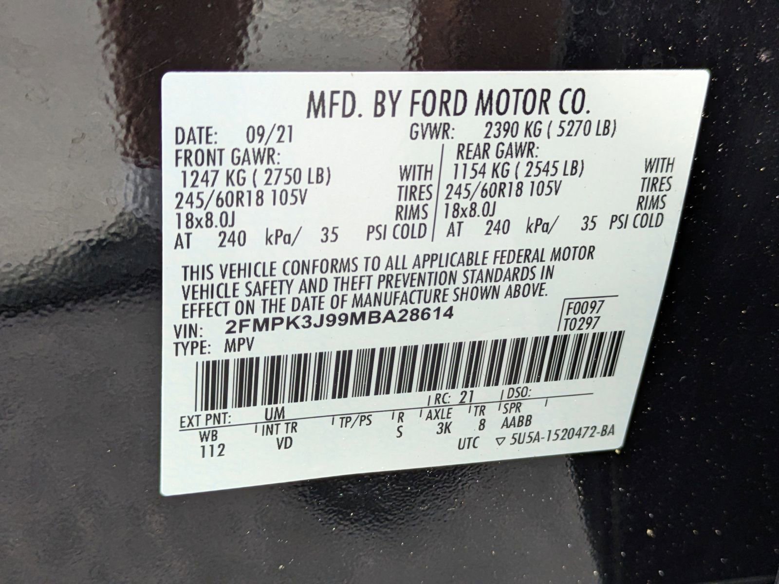 Certified 2021 Ford Edge SEL w/ Convenience Package FWD image 16