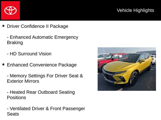 Used 2023 Chevrolet Blazer RS w/ Driver Confidence II Package image 10