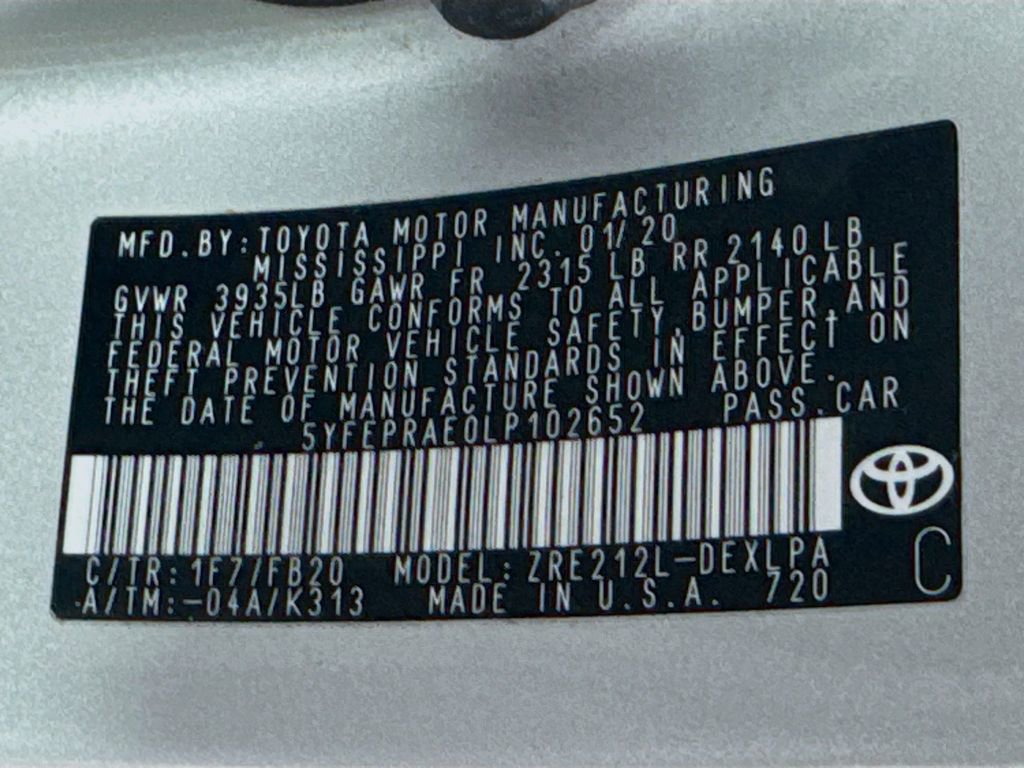 Used 2020 Toyota Corolla LE FWD image 38