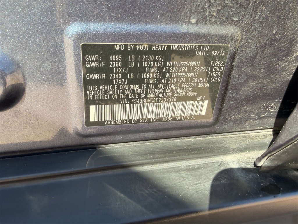 Used 2014 Subaru Outback 3.6R Limited image 30