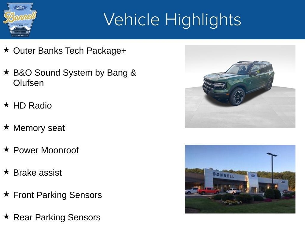 New 2025 Ford Bronco Sport Outer Banks w/ Outer Banks Tech Package+ image 5