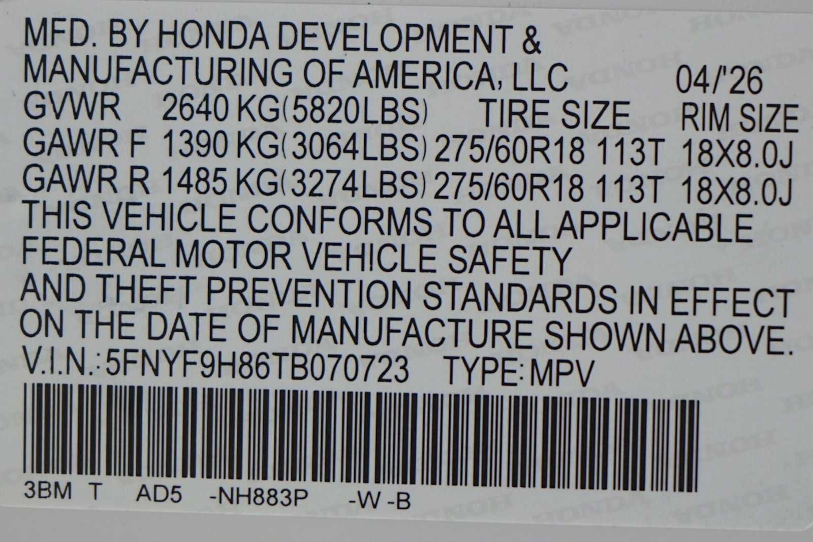 New 2026 Honda Passport TrailSport Elite image 21