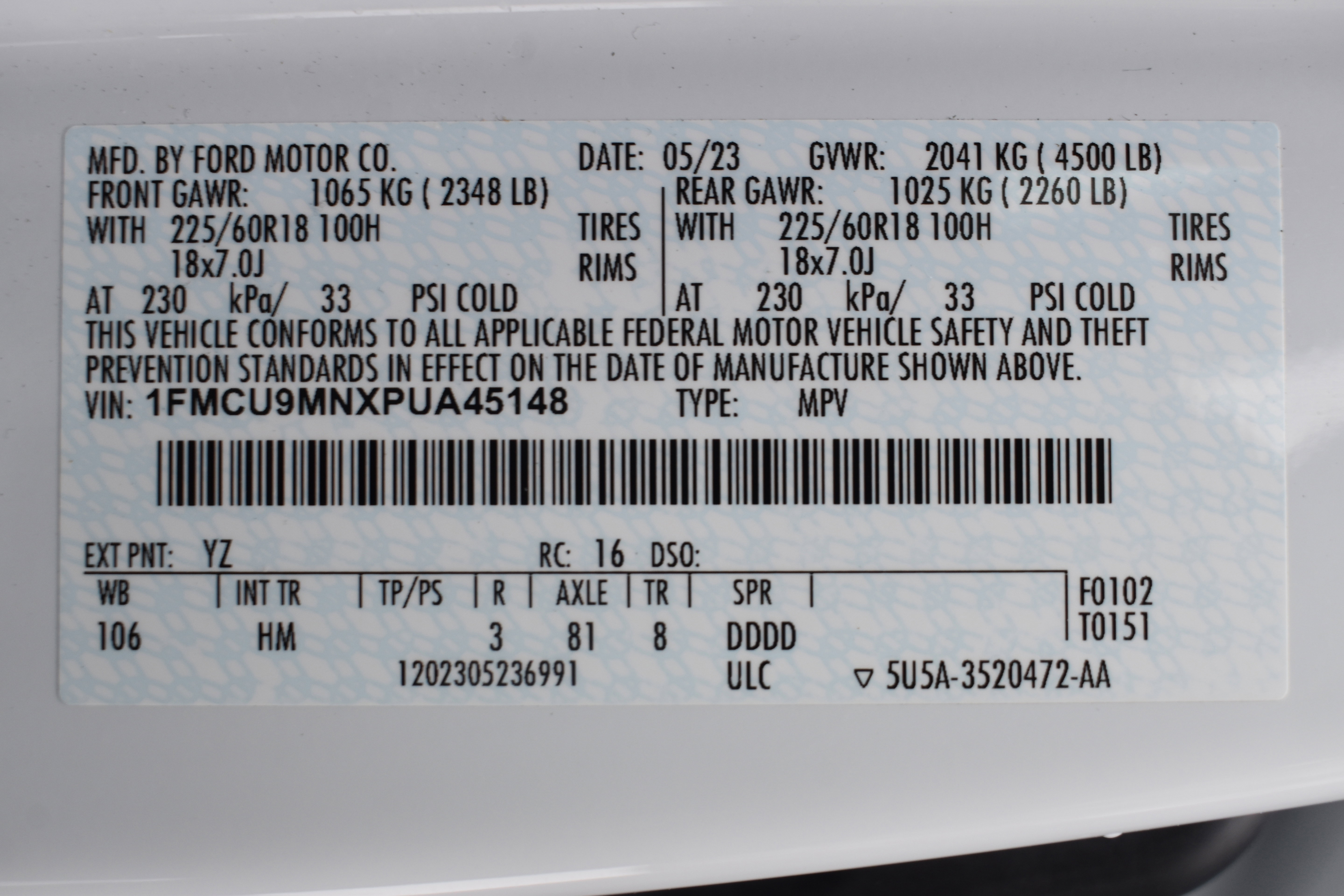 Used 2023 Ford Escape ST-Line image 36