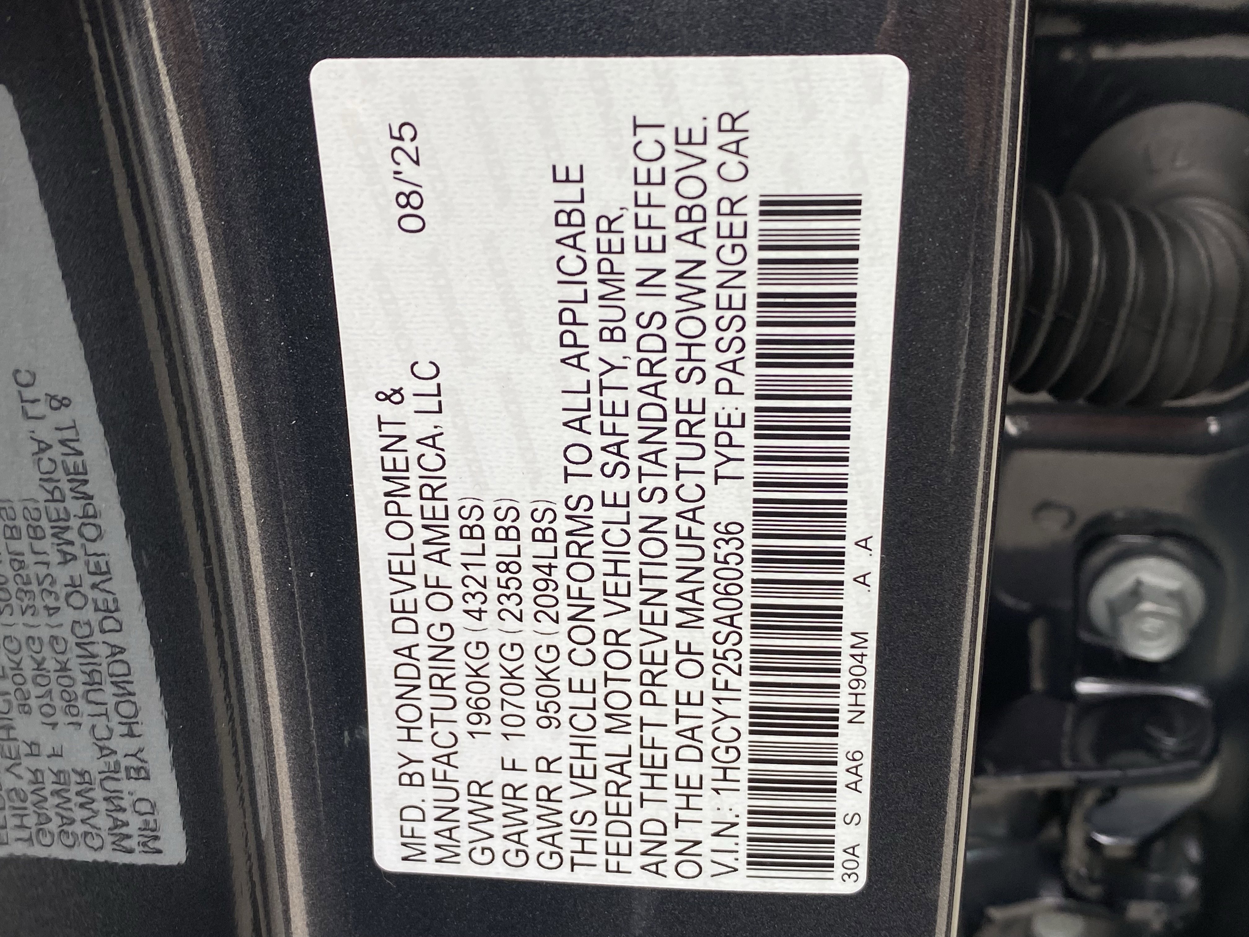 Used 2025 Honda Accord LX image 30