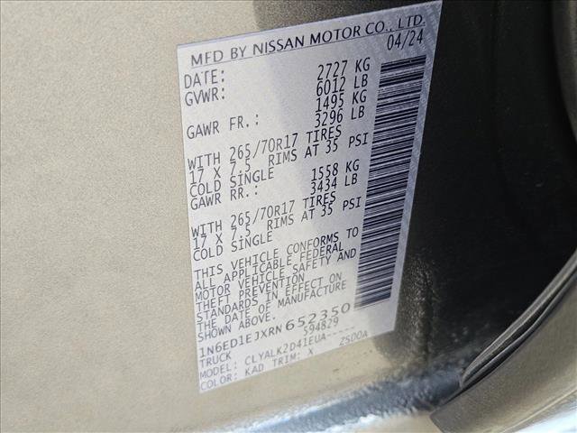 Used 2024 Nissan Frontier Pro-X RWD image 25