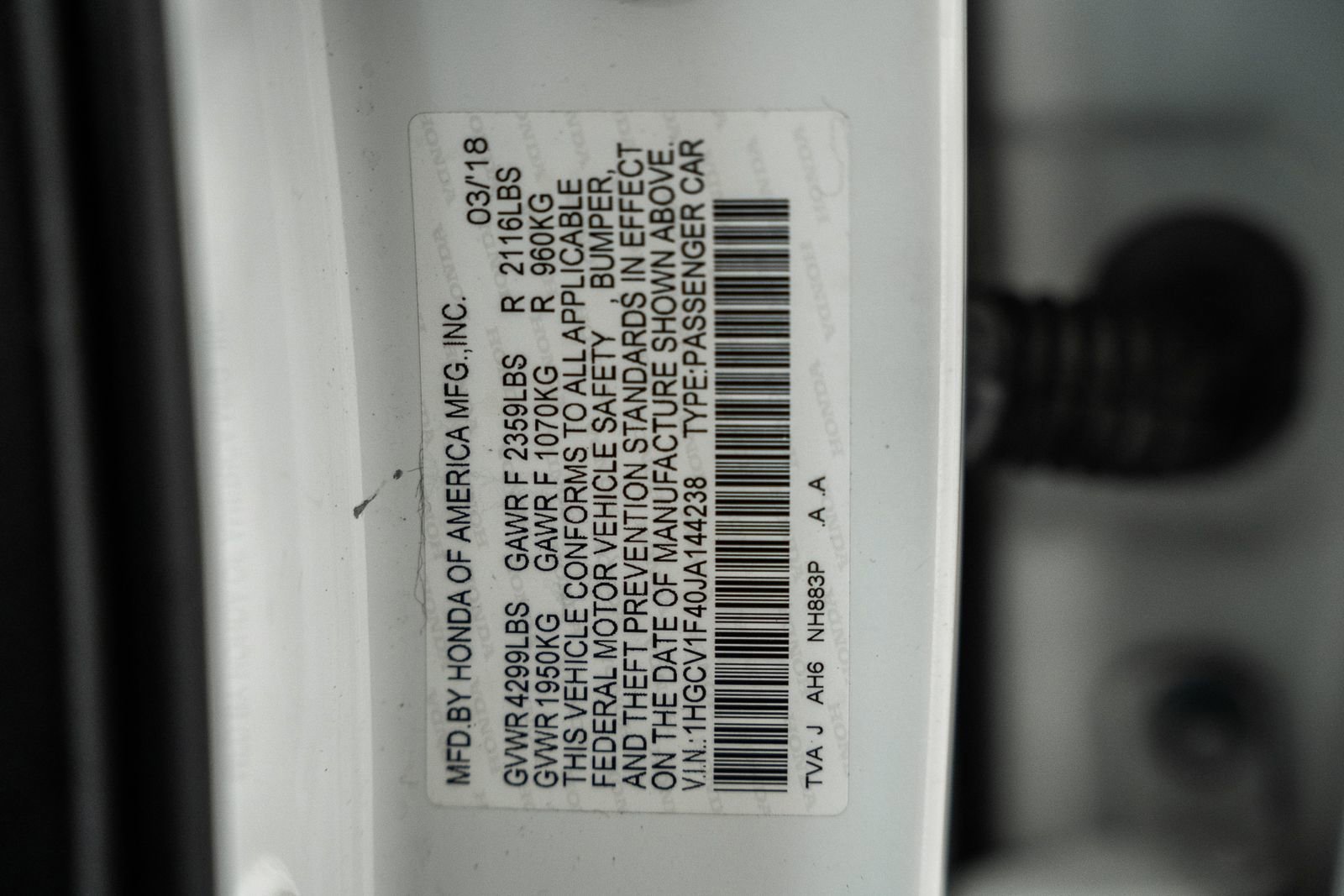 Used 2018 Honda Accord EX image 38