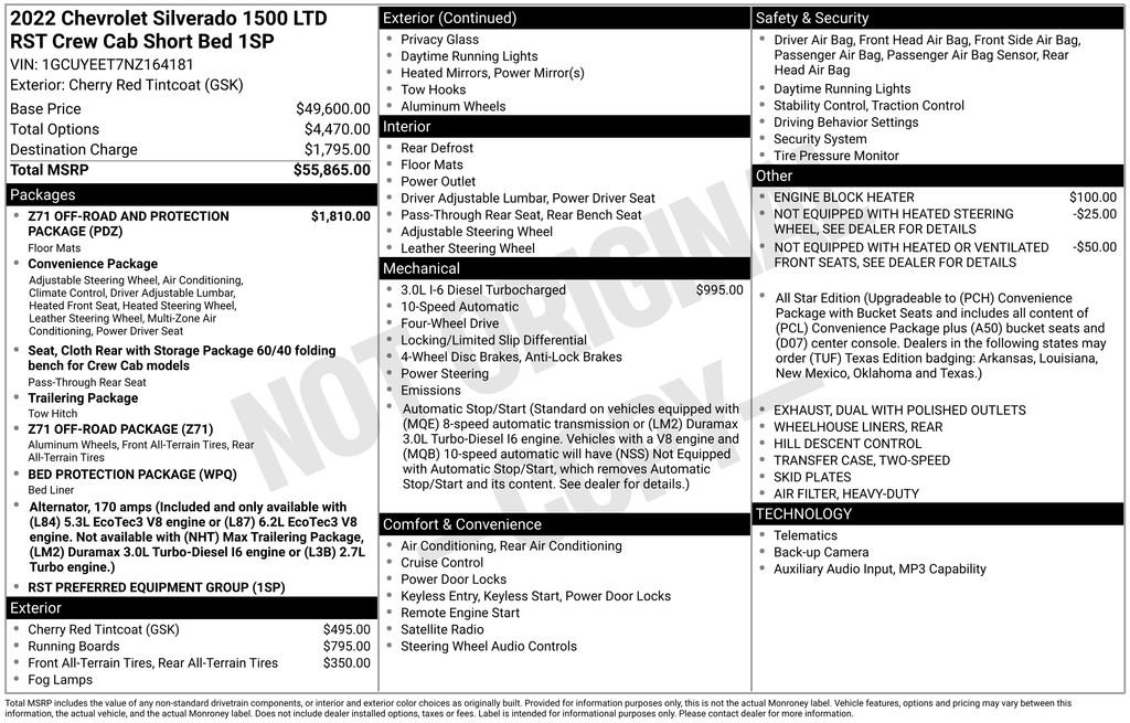 Used 2022 Chevrolet Silverado 1500 RST image 14