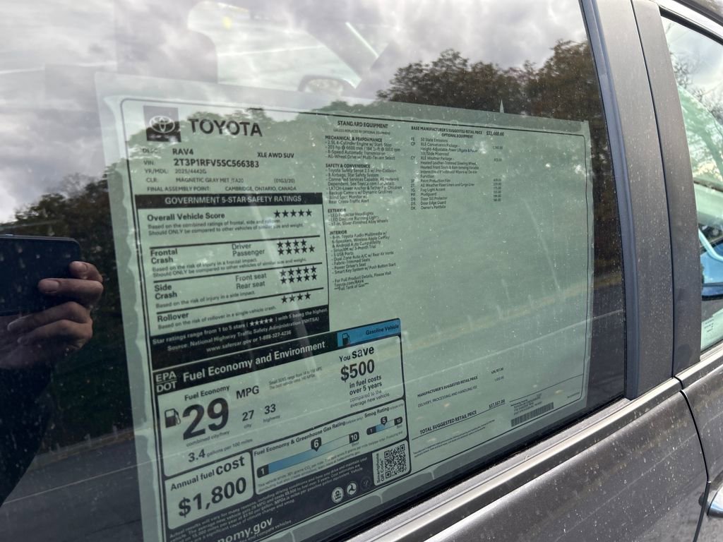 New 2025 Toyota RAV4 XLE image 30