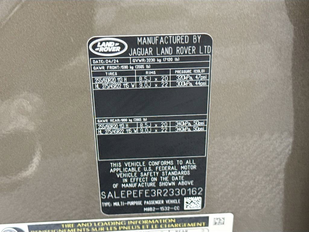 Certified 2024 Land Rover Defender 110 SE AWD/4WD image 34