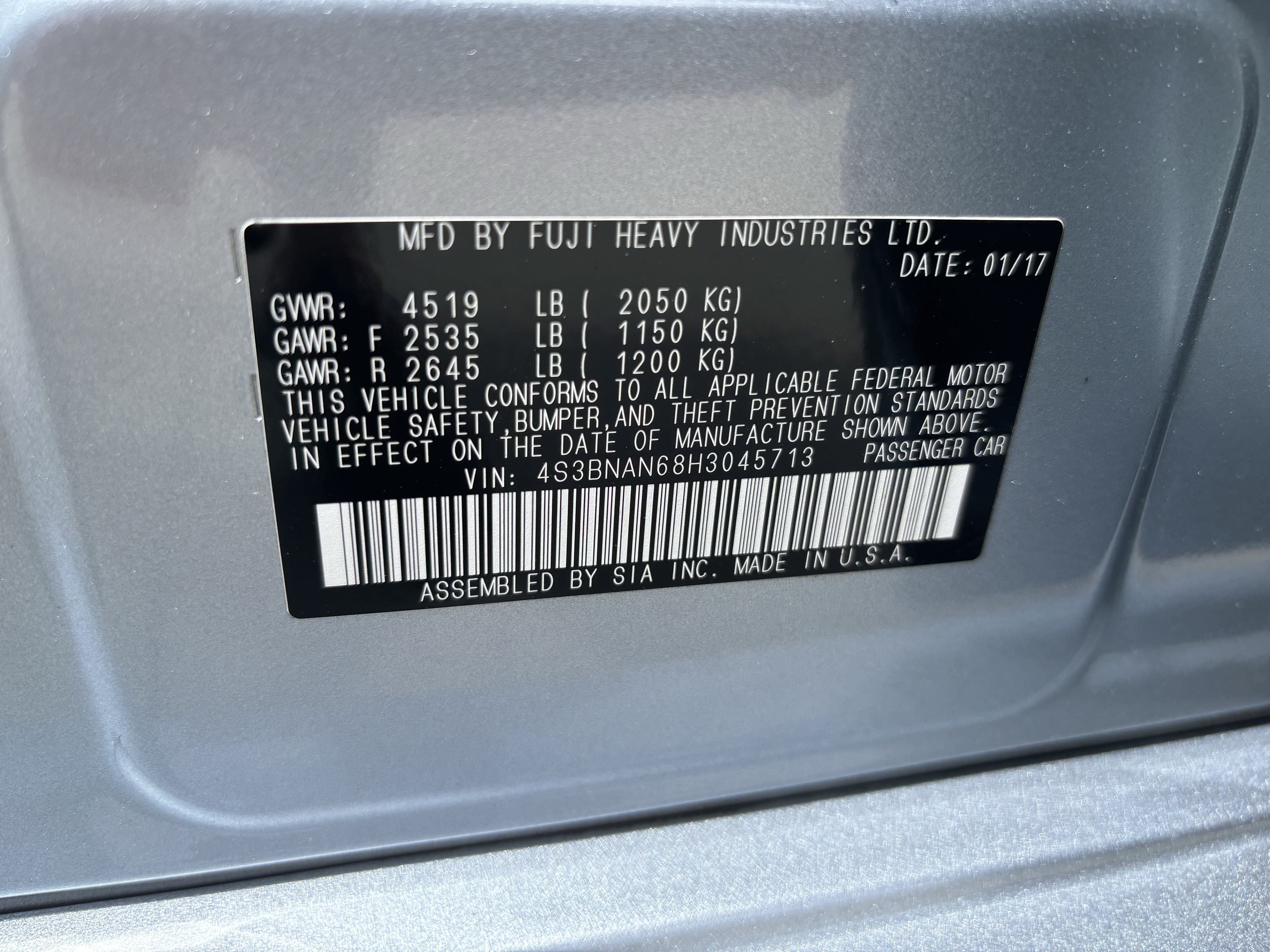 Used 2017 Subaru Legacy 2.5i Limited AWD/4WD image 37