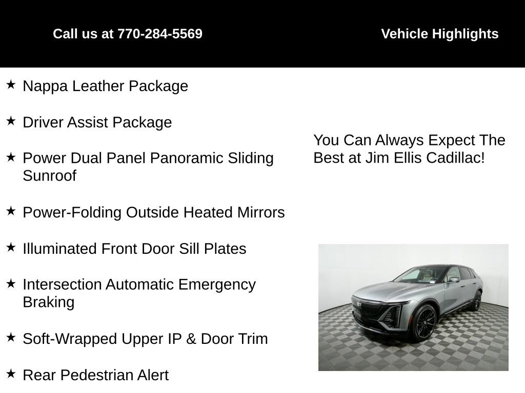 Certified 2024 Cadillac Lyriq Sport w/ Nappa Leather Package image 5