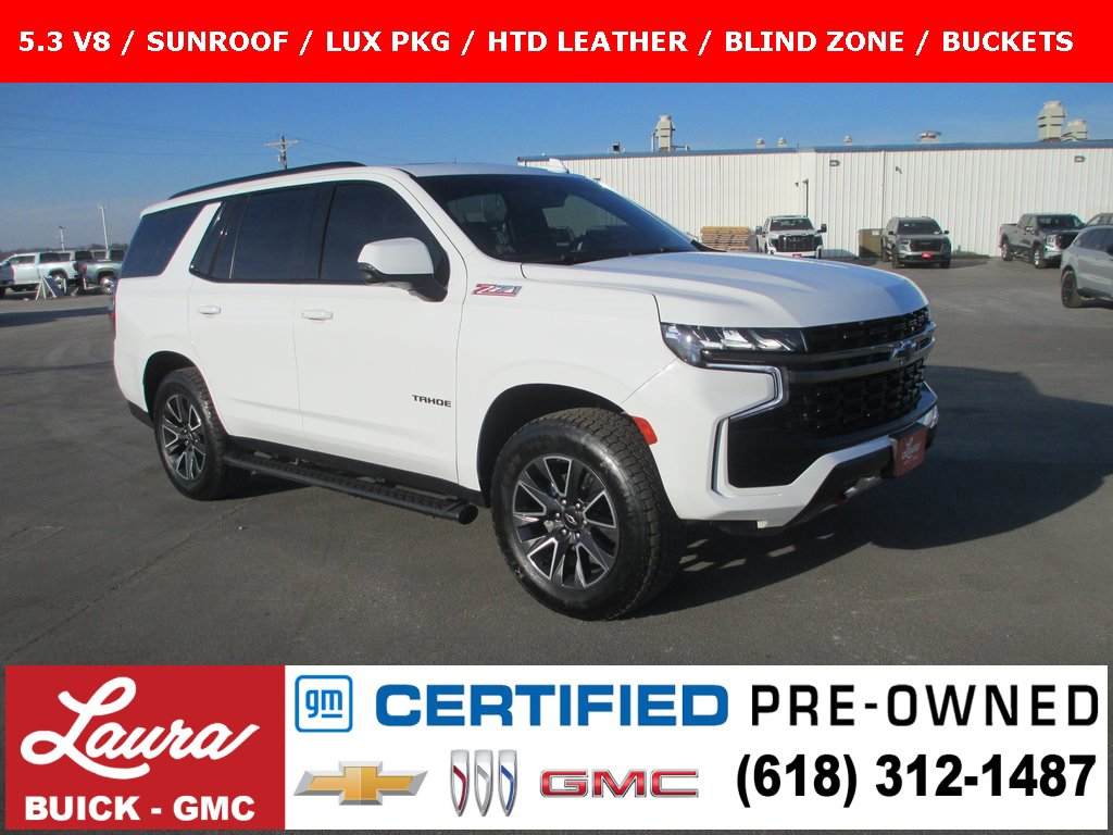 Certified 2022 Chevrolet Tahoe Z71 w/ Luxury Package image 1